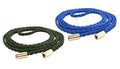TeeYee Waist Belt Woven Knitted Rope/Chain PU leather 3 Pieces Tassel Rope Skinny Belt - color: 103bluegreen