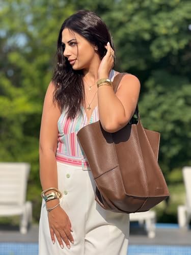 Montana West Tote Bag for Women Large Hobo Purses and Handbags - color: Caramel Brown
