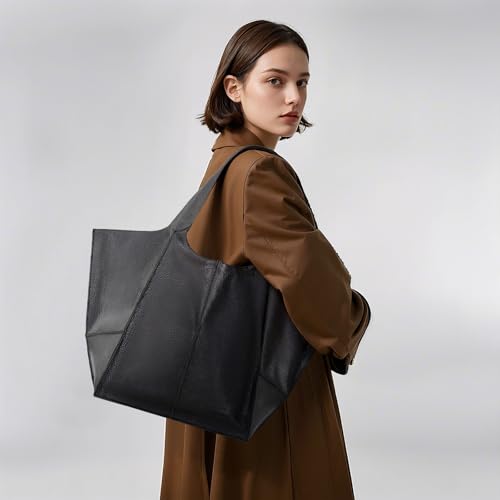 Montana West Tote Bag for Women Large Hobo Purses and Handbags - color: Jet Black