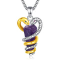 INFUSEU Mystical Hecate Triple Moon Goddess Necklaces, Divine Feminine Protection Gifts - style: Snake