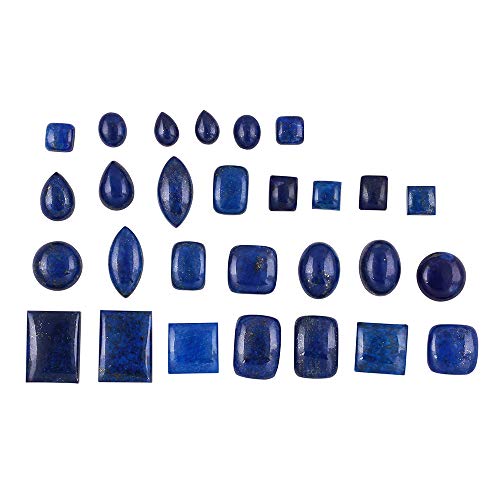 Round Shape Natural Gemstone Vintage Style Handmade Rings for Women - 925 Silver Overlay Handmade Birthstone Ring Jewelry Gift for Her Mom Wife Sister - color: Lapis Lazuli