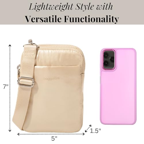 Baggallini Women's Modern Take Two Rfid Crossbody - color: Champagne Puff