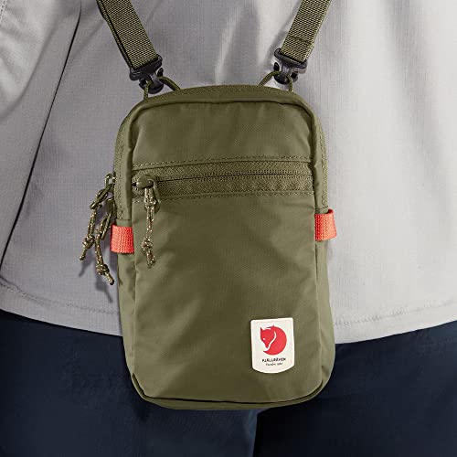Fjällräven High Coast Pocket Crossbody - Water-Resistant Fabric, Compact Storage, Lightweight Carry - Travel - color: Green