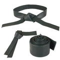 Woman's Obi Sash Tie Plus Size Waist Band Wide Solid Color Genuine Leather Belt - color: Green