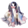 Xyueanlo Scarfs for Women Fashion Scarves Print Pattern Lightweight Sunscreen Scarf Wraps Shawls - color: Multicolor