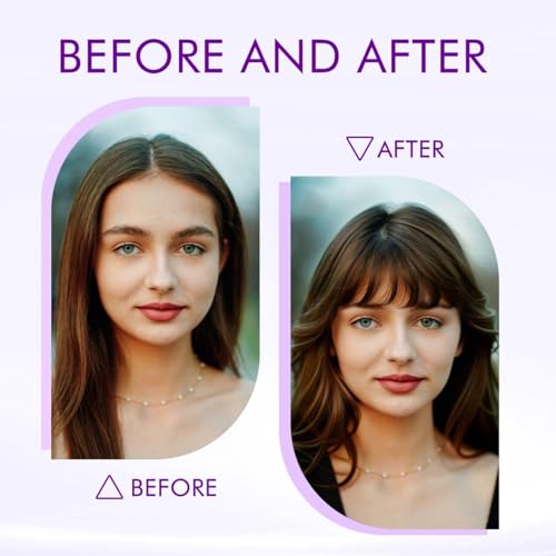 Clip in Bangs 100% Real Human Hair Extensions Wispy Dark Brown Fake Hair Pieces for Women Fringe with Temples Daily Wear - color: Dark Brown, size: Wispy Bangs
