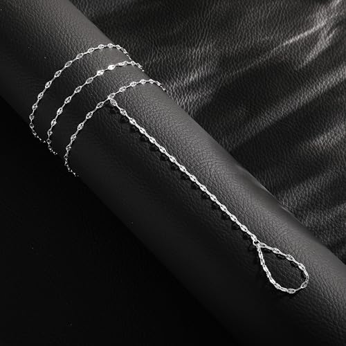 CHESKY Silver Hand Chain Bracelets for Women Set - Dainty Silver Plated Finger Ring Bracelet Stack Adjustable Hand Chains Durable Beaded Bracelets Trendy Simple Jewelry Gift for Women - style: lips bracelet-silver