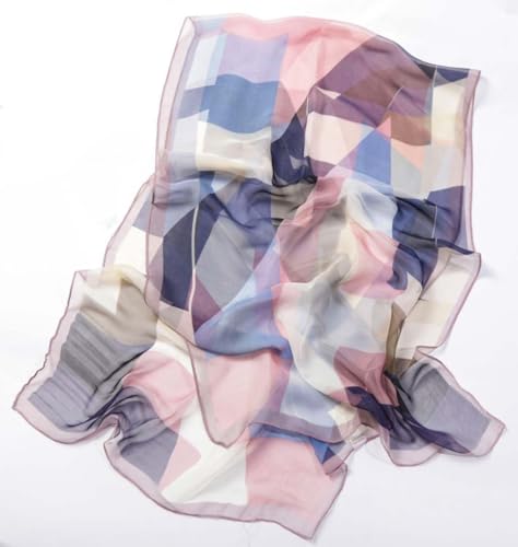 Xyueanlo Scarfs for Women Fashion Scarves Print Pattern Lightweight Sunscreen Scarf Wraps Shawls - color: Multicolor