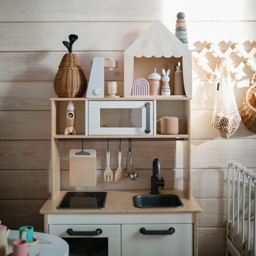 mushie Stacking Rings Toy | Made in Denmark (Rustic) - color: Rustic
