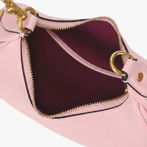 JQWSVE Small Top Handle Bags for Women Mini Purses Cute Ladies Handbags Crescent Mini Crossbody Bags with Cherry - color: B03-large-pink