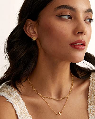 Aobei Pearl 18K Gold Plated Paperclip Chain Choker Satellite Chain Freshwater Cultured Biwa Pearl Pendant Necklace Dainty Turquoise Jewelry for Women - color: Paperclip & Infinity Link Chain