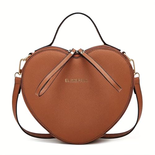 Crossbody Purse for Women Small Crossbody Bags Trendy Vegan Leather with Adjustable Shoulder Straps Gift for Mother Wife Mom - color: 699-brown
