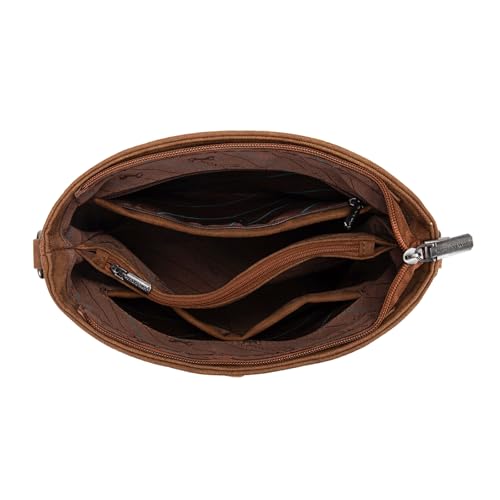 Montana West Western Crossbody Bag Purse for Women - color: Dark Brown