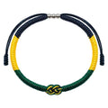 LAMIBEE Infinity Country Pride, Country Flag Code Bracelet, Protection and Lucky Sufer String Bracelet, Tibetan Wrist Wrap Bracelet, Boho Style Rope Bracelet for Women, Men, String Thread Bracelets - style: Jamaica