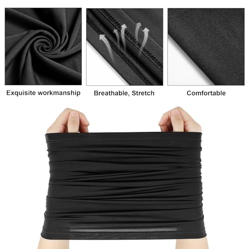 Geyoga 6 Pieces Summer UV Protection Cooling Neck Gaiter Face Clothing Neck Gaiter Mask Scarf Sunscreen Breathable Bandana - color: Multicolor