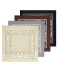 Bycc Bynn Large 27" x 27" 100% Cotton Bandanas - Set of 4 - color: Black+khaki+brown+gray
