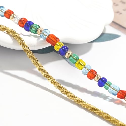 Suyi Anklet Bracelets for Women Boho Beaded Ankle Bracelet Beach Anklets