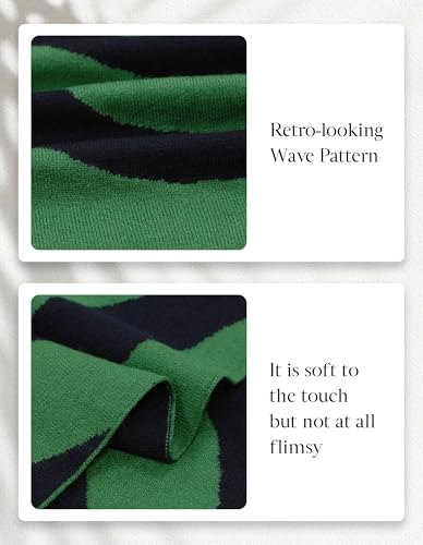 PULI Women's Pashmina Shawl Wraps for Evening Dress Large Scarf Blanket Long Wedding Bridal Winter Warm Shoulder Wrap - color: Wave-jade