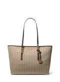 Michael Kors Quinn Large Tote - color: Antique Gold-tone Hardware/Natural