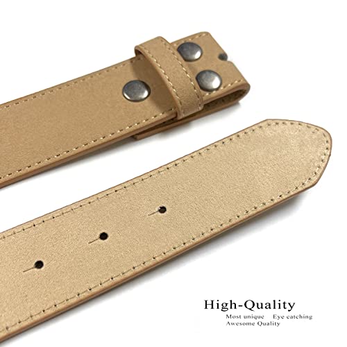 Belts.com Square or Oval Antique Buckle Casual Jean Suede Leather Belt 1-1/2"(38mm) or 1"(25mm) Wide - color: Taupe, size: 36