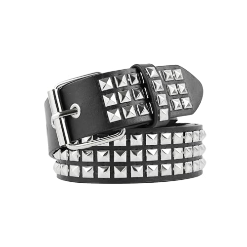 MILAKOO Punk Leather Waist Belt for Women Vintage Accessories for Hippie Skateboarding Enthusiasts - color: F