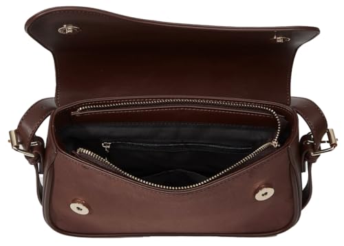 Women's Shoulder Bag Suede Handbag Underarm Purse Tote Bag Brown Suede Purse Y2K Crossbody Bag with Removable Strap - color: Coffee