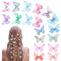 20Pcs Butterfly Hair Clips, Small Hair Clips for Teens Women Y2K Glitter Hold Hair Jaw Clips Cute Hair Clips Headwear Gifts (Dreamy Style) - color: Dreamy Style