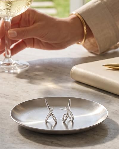 Gold Earrings for Women Trendy,14K Gold Stud Earrings Dainty Earrings Simple Minimalist Cubic Zirconia Diamond Gold Earrings Hypoallergenic Earring for Women Gifts - color: Sloane Pave & Silver