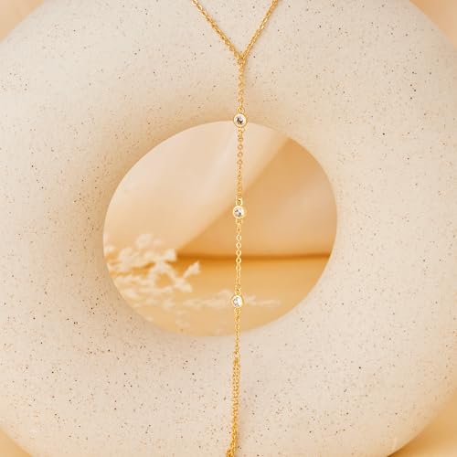 Gokeey Gold Hand Chain Bracelet for Women Trendy, Dainty 14k Gold Plated Ring Bracelet Hand Chain Finger Ring Slave Cuff Bracelet Cubic Zircon Hand Jewelry for Women Accessories - style: 3cz hand chain