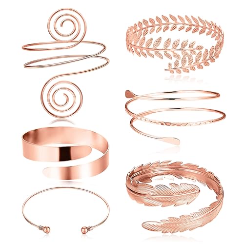 Frodete Arm Cuff Bracelet for Women Gold Upper Arm Jewelry Bangle Cuff Bracelets Starfish Shell Beach Jewelry Trendy Stuff Gifts - color: B3:arm cuff