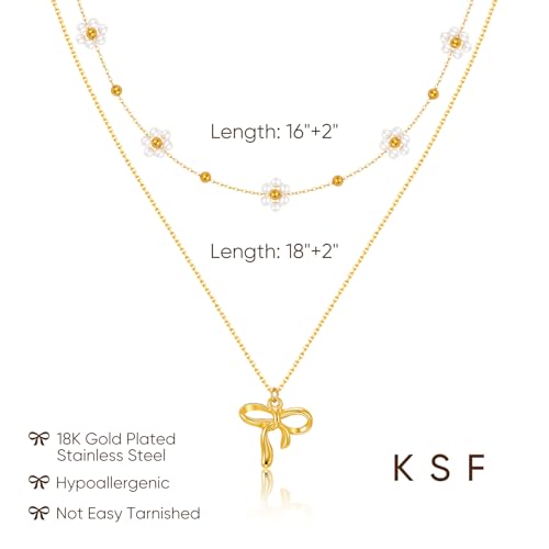 KSF Gold Lariat Necklace for Women Y Shaped Layered CZ Drop Chain | Y shaped necklace; Layered CZ detail; Long lariat style; Gift for her - color: Gold-13
