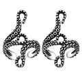 ChicSilver 925 Sterling Silver Ear Cuffs Non-Piercing Cartilage Earrings: Various Styles, Conch Cuffs (with Gift Box) - style: E: Octopus Tentacle