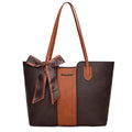 Montana West Tote Bags for Women Top Handle Satchel Purses - color: Orange Coffee