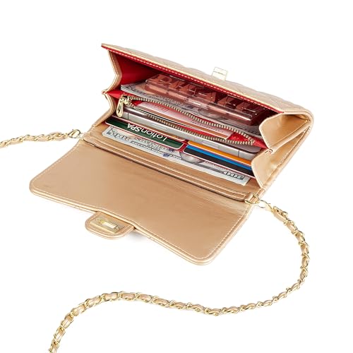 Small Cross Body Purses Sling Crossbody Bags for Women, Shoulder Bag Tote Purse Cross Body Bag Phone Bags - color: C Gold