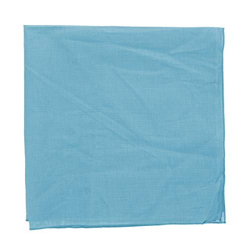Motique Accessories Solid Color Bandana - Set of 4 - color: Light Blue White