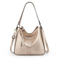 Montana West Hobo Bag for Women Crossbody Purse and Handbags Ladies Chic Shoulder Bags - color: Gold
