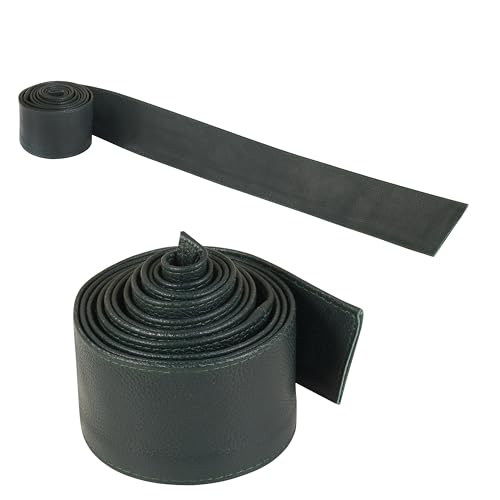 Woman's Obi Sash Tie Plus Size Waist Band Wide Solid Color Genuine Leather Belt - color: Green