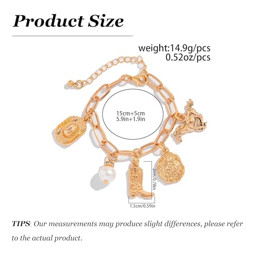 Long tiantian Western Turquoise Beaded Bracelet Set for Women Stackable Cowgirl Bracelets Boho Concho Jewelry Country Concert Rodeo Outfit Accessories Gifts - color: B2:western bracelets
