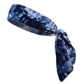 Headbands Tie on Headband for Women Men Running Athletic Hair Head Band Elastic Sports Sweat Basketball Sweatband Stetchy Yoga Workout Sweatbands Adjustable Non-Slip Moisture Wicking - color: Blue Tie Dye