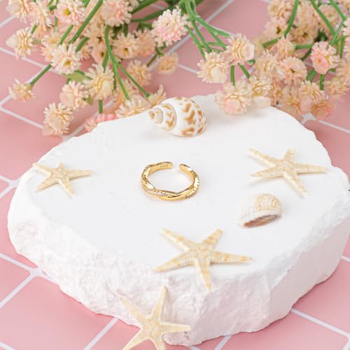 Toe Rings for Women, Adjustable Toe Rings Simple Open Band, Summer Beach Foot Jewelry Set gold Toe Ring - color: Gold