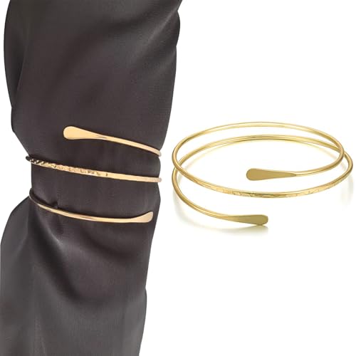 MAGIDOVE 3PCS Arm Cuffs for Women Arm Band Adjustable Armband Set
