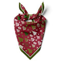 dscarf Womens Neck Scarf 21"x21" Small Square | Headband Scarf Ethnic Bandana Head Scarf Flowering Breathable Lightweight - color: Christmas Design 2