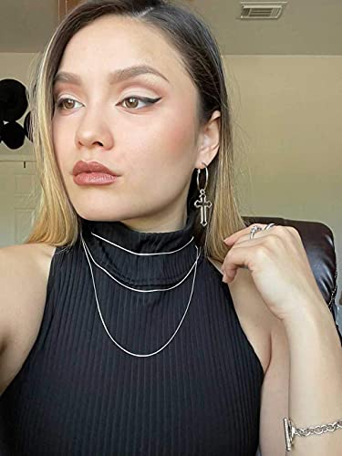 NAG.HC 925 Sterling Silver Chain 0.8MM Delicate Box Chain - Italian Necklace Chain - Tiny&Thin&Strong -Friendly Price & Quality 14"-30" - color: Silver, size: 24.00