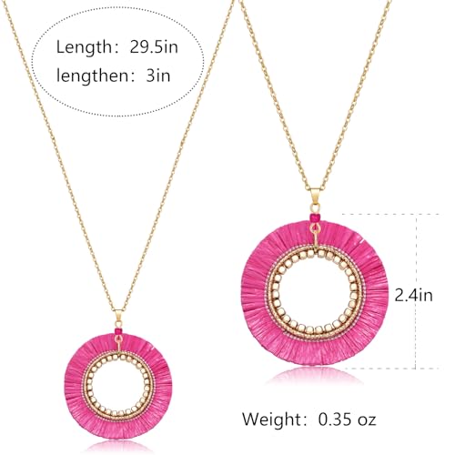 FAERLIIRY Long Tassel Pendant Y Necklace Hollow out Layered Rhombus Leaf Drop Necklace Lariat Chain Jewelry for Women
