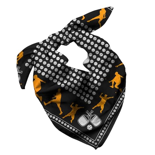 Gift Packaging Bandana for Men Women - 100% Cotton, Paisley, 22x22 In, 1 Pack - Large Bandanna Handkerchief Cowboy Hanky - color: Black Orange White