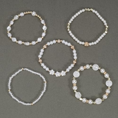 Bohemia Bracelets for Women Vintage Stackable Beads Bracelets Charm Stretch Beach Jewelry - color: Color 38