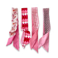4/40 Pcs Hair Scarf for Women, 35"x2.36" Lightweight Silk Headband, Purse & Bag Scarves Gift Collection - color: Monochrome