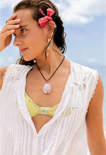 7 Chakra Gemstone Healing Crystals Necklace - Copper Wire Wrapped Natural Unisex Hippie Leather Choker - color: 3. Opal