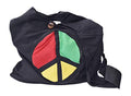 Mandala Crafts Hippie Bag, Large Boho Hobo Purse for Women, Crossbody Shoulder Sling Bags for Indie Style Bohemian Accessory - style: Rasta Peace