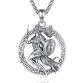INFUSEU Mystical Hecate Triple Moon Goddess Necklaces, Divine Feminine Protection Gifts - style: Athena the Warrior